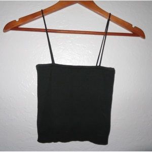 Brandy Melville Dark Green Tube Top Tank